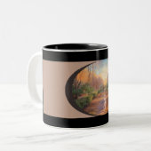 Hundebecher Zweifarbige Tasse (Vorderseite Links)