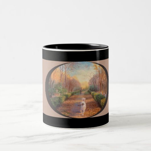 Hundebecher Zweifarbige Tasse (Mittel)