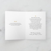 HundeBeileids-kundenspezifisches Ankündigung (Innenseite)