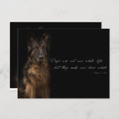 "Hundebeiträge" Postkarte (Vorne/Hinten)
