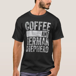 Hundebekleidung Hundebesitzer Kaffee und Deutscher T-Shirt