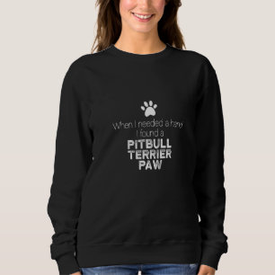 Hundebesitzer der Handpit-Bulle-Terrier-Pfow-Hunde Sweatshirt