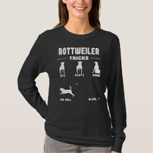 Hundebesitzer Fan Rottweiler Tricks 2 T-Shirt