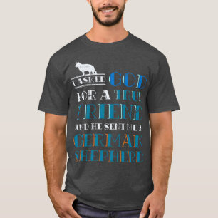 Hundebesitzer geben Haustiere deutscher Hirte T-Shirt