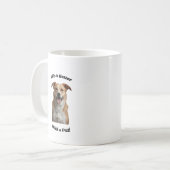 Hundebesitzer-Geschenktasse Kaffeetasse (Vorderseite Links)