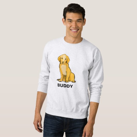Hundebesitzer Golden Retriever Sweatshirt (Vorne ganz)