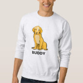 Hundebesitzer Golden Retriever Sweatshirt (Vorderseite)
