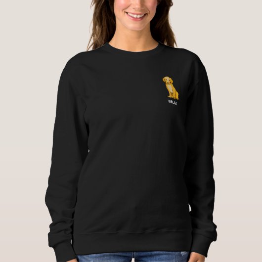 Hundebesitzer Golden Retriever Sweatshirt (Vorderseite)