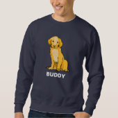 Hundebesitzer Golden Retriever Sweatshirt (Vorderseite)