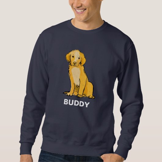 Hundebesitzer Golden Retriever Sweatshirt (Vorderseite)