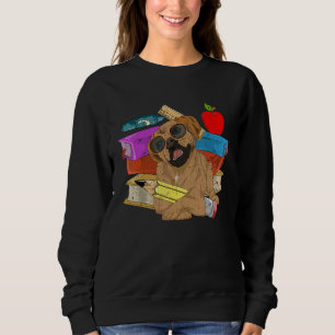 Hundebesitzer Haustier Hund Kinder Schule Pugg Sweatshirt