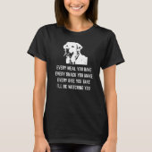 Hundebesitzer Haustiere Hunde Labrador T-Shirt (Vorderseite)