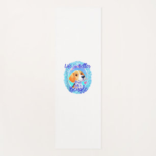 Hundebesitzer Hund Hündin Mama Beagle niedliche Fr Yogamatte