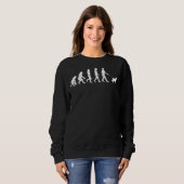 Hundebesitzer Hunde Rasse Evolution Saint Bernard Sweatshirt (Vorne ganz)