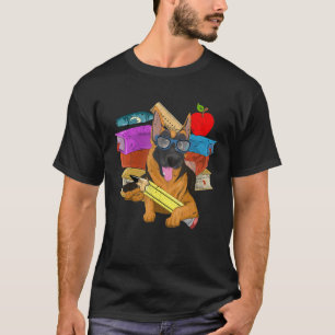 Hundebesitzer Kinder Schüler Hund Deutscher Schäfe T-Shirt
