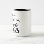 Hundebesitzer Lover Fun Message Gift Coffee Tee Ta Tasse (Zentrum)