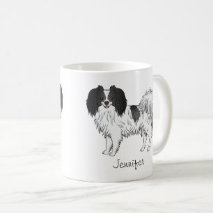 Hundebesitzer oder Hundebesitzer von Schwarz und W Kaffeetasse