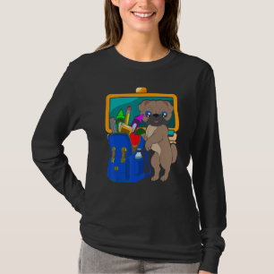 Hundebesitzer Süße Tier Haustier Dog School Mops T-Shirt