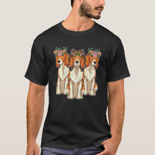 Hundebesitzer Süße Tier Haustier Hunde Garten Blum T-Shirt