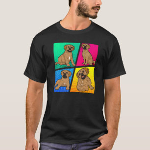Hundebesitzer Tierhundebesitzer Pop Puggle T-Shirt