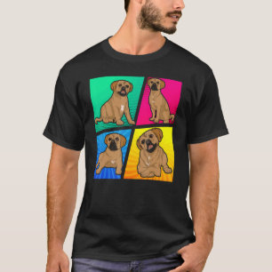 Hundebesitzer Tierhundebesitzer Pop Puggle T-Shirt