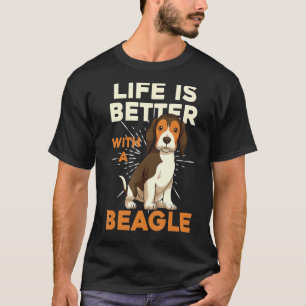 Hundebesitzer von Welpen Tierbesitzer Beagle T-Shirt