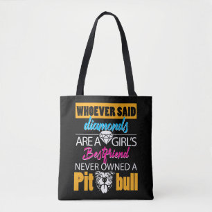Hundebester Freund-Pitbull-Geschenk Tasche