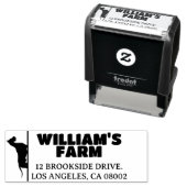 Hundebetrieb Einzigartige Niedliche Rücksendeadres Permastempel (Beispiel)