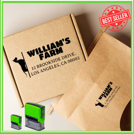 Hundebetrieb Einzigartige Niedliche Rücksendeadres Permastempel