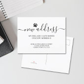 Hundebewegung Ankündigungspostkarte