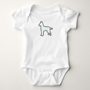 Hundebild baby strampler