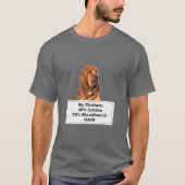 Hundebluthund T-Shirt (Vorderseite)