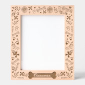 Hundeböcke, Blütenblätterung, Muster für Druckmust Geätzte Rahmen (Vorderseite)