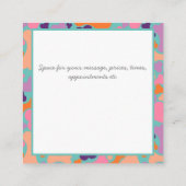 Hundeböttengeschäft Quadratische Visitenkarte (Rückseite)