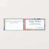 Hundeböttengeschäft Visitenkarten (Außenseite Aufgefaltet)