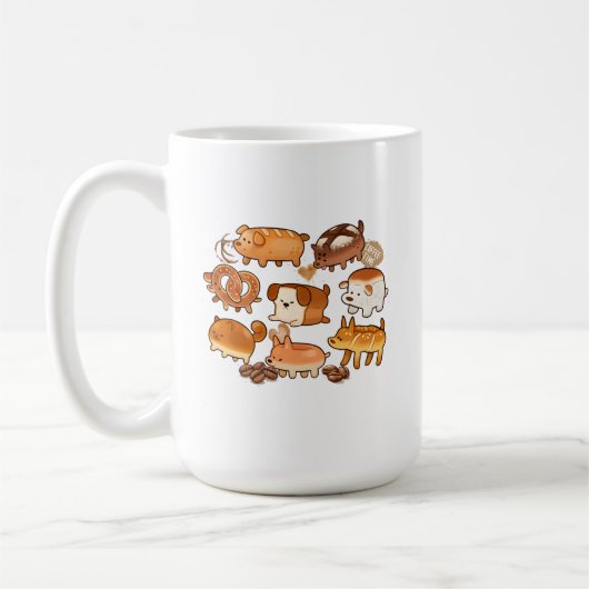 Hundebrott, Kreis Kaffeetasse (Links)