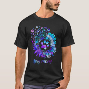 Hundebrüge Sonnenblume Hund Pfote Daisy Blume Hund T-Shirt