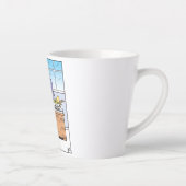 Hundebuchhalter in und aus Feldern Milchtasse (Rechts)