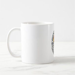 Hundebuchliebhaber-Shirt Vintage-Gravur Husky Lese Kaffeetasse