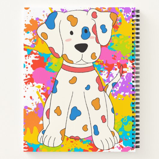 Hundebügelfarbe Notizblock (Rückseite)