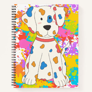 Hundebügelfarbe Notizblock