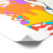 Hundebügelfarbe Poster (Ecke)