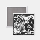 ‚Hundebüt‘ Magnet (Vorderseite/Rückseite)