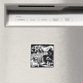 ‚Hundebüt‘ Magnet (In Situ (Geschirrspüler))
