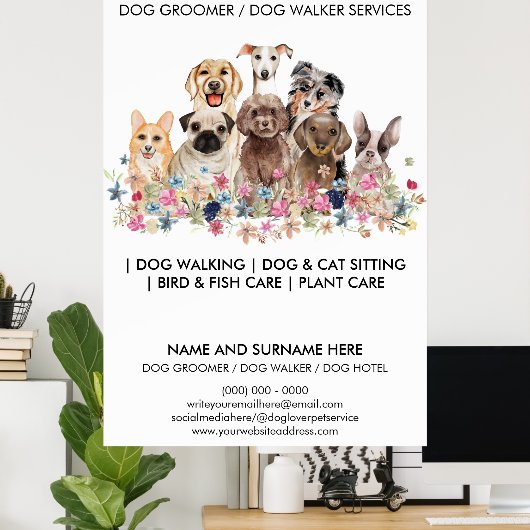 Hundebüt Poster (Heimbüro)