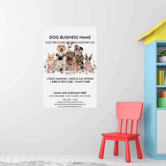 Hundebüt Poster (Kinderzimmer 1)