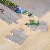 Hundebüt und kleines Hühnerpuzzle. Puzzle (Seite)