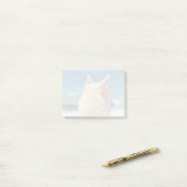 Hundebüt und Surfbrett Post-it Klebezettel (Auf Schreibtisch)