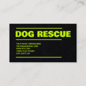Hundebüt Visitenkarte (Vorderseite)