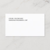 Hundebüt Visitenkarte (Rückseite)